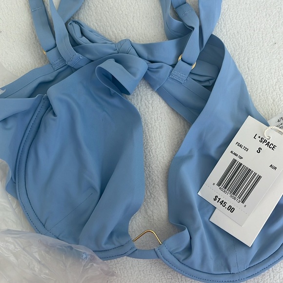 LSPACE ALANA TOP AURA BLUE SIZE SMALL NWT - Picture 5 of 6